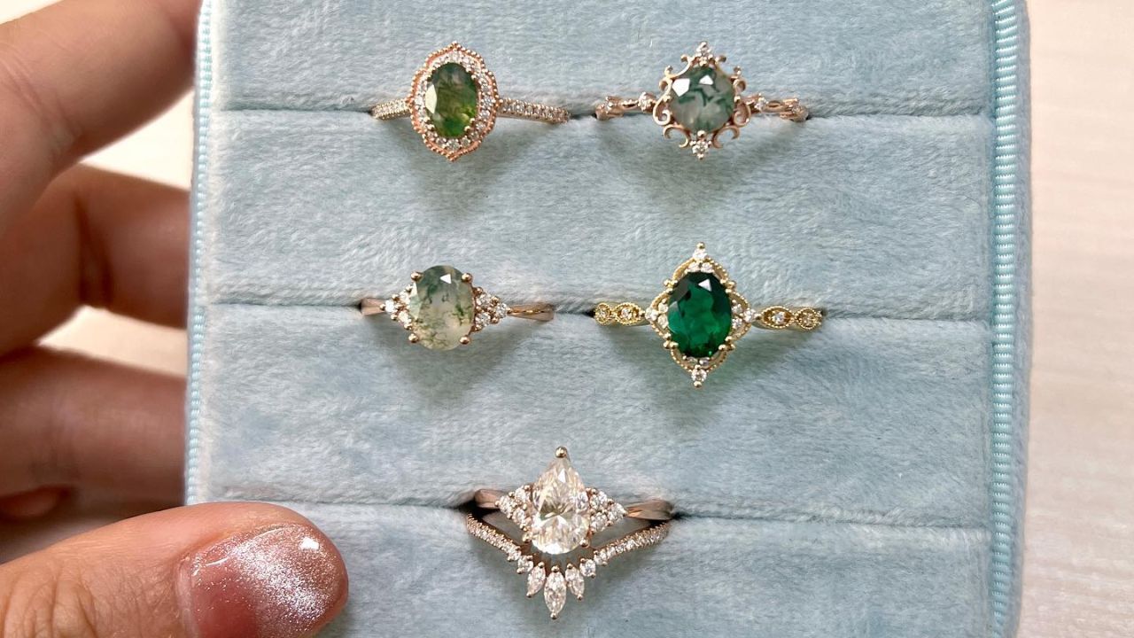 Exploring the Top 5 Moss Agate Rings from Felicegals That Nature Lovers Will Appreciate